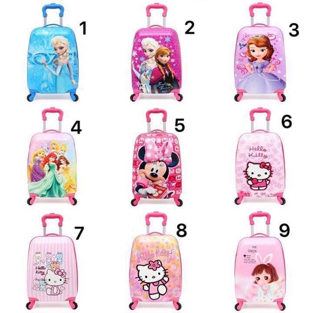 Vali kitty cho bé chuẩn hàng loại  có sẵn