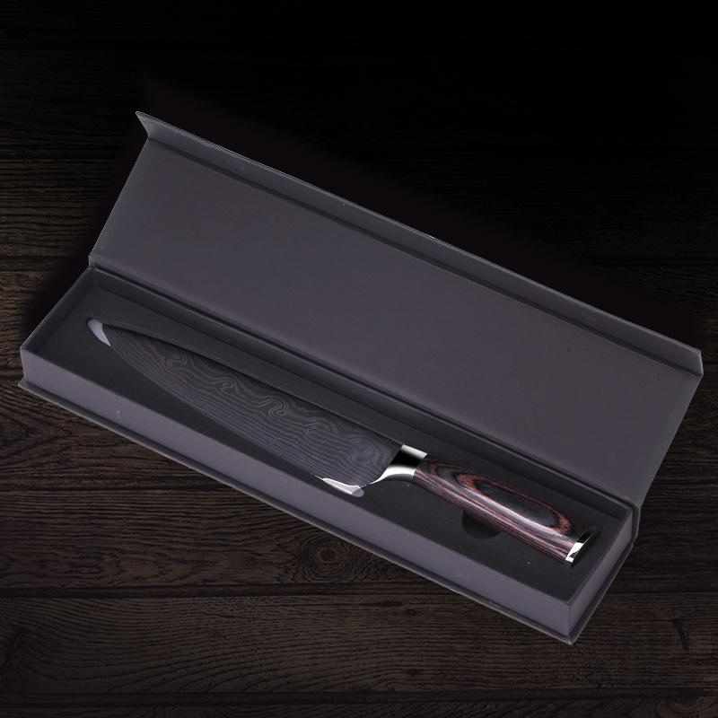 Dao sashimi 7CR17 - Lưỡi dao làm bằng thép không gỉ, sắc bén, cho khả năng sử dụng bền bỉ