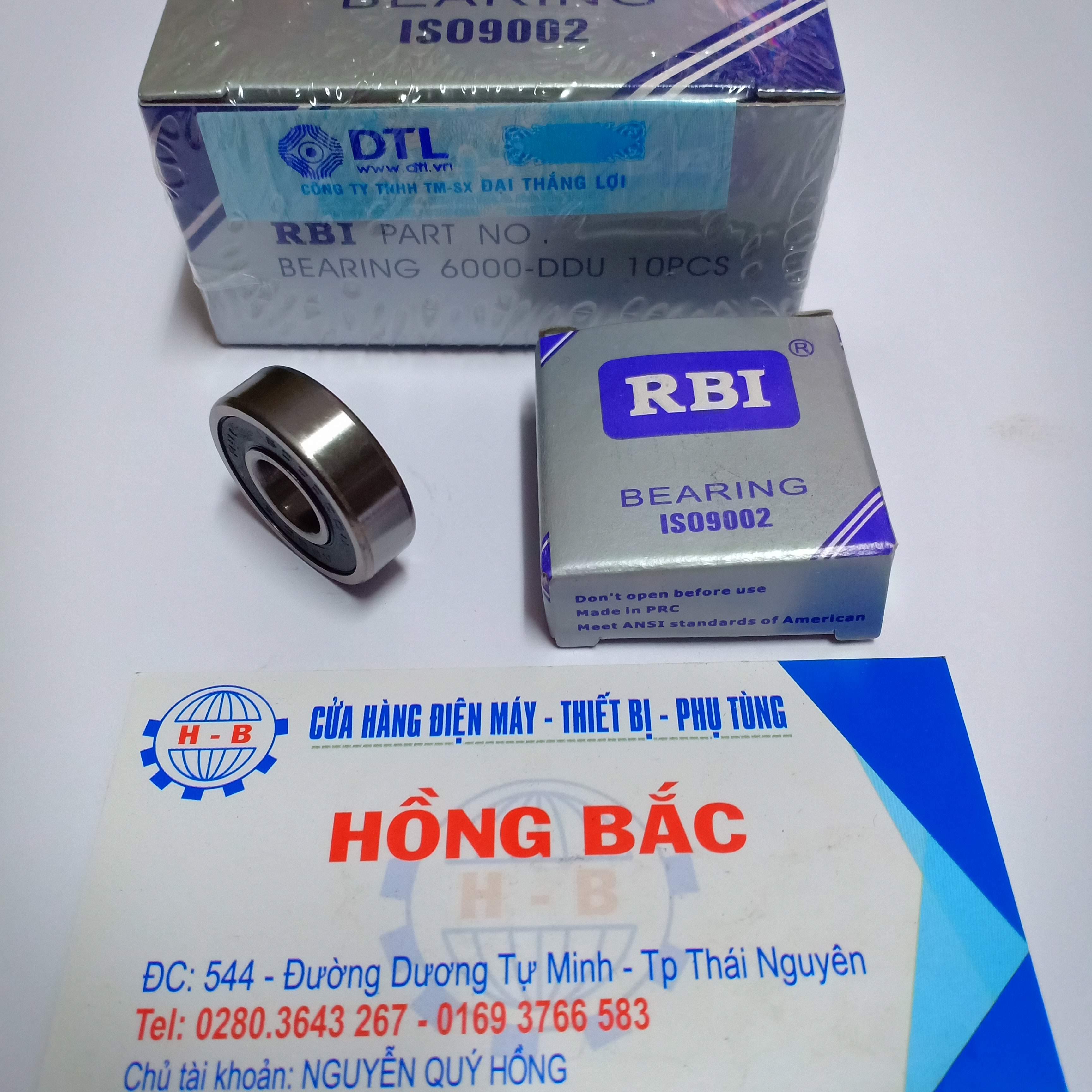 10 Vòng bi 6000 RBI chất lượng cao