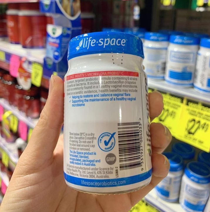 Men vi sinh cho nữ Life space Women's Microflora Probiotic