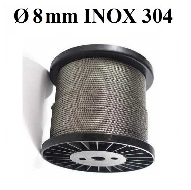 Dây cáp INOX 304 8mm