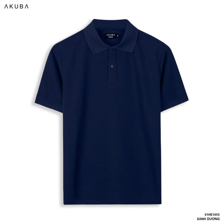 Áo thun cổ polo AKUBA, form slimfit, chất&hellip;