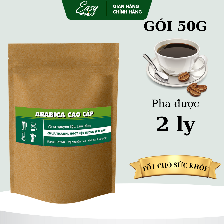 Mẫu Thử Cà Phê Rang Xay Nguyên Chất Cafe Pha Phin 50gr