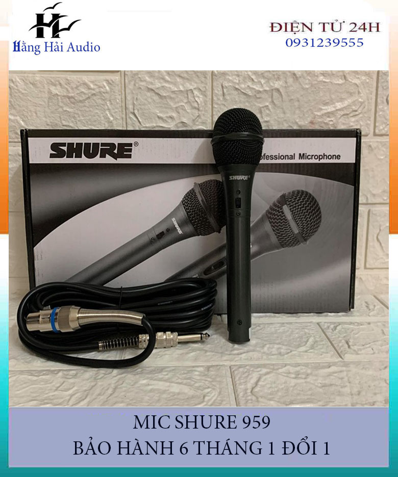 Micro hát karaoke Shure 959