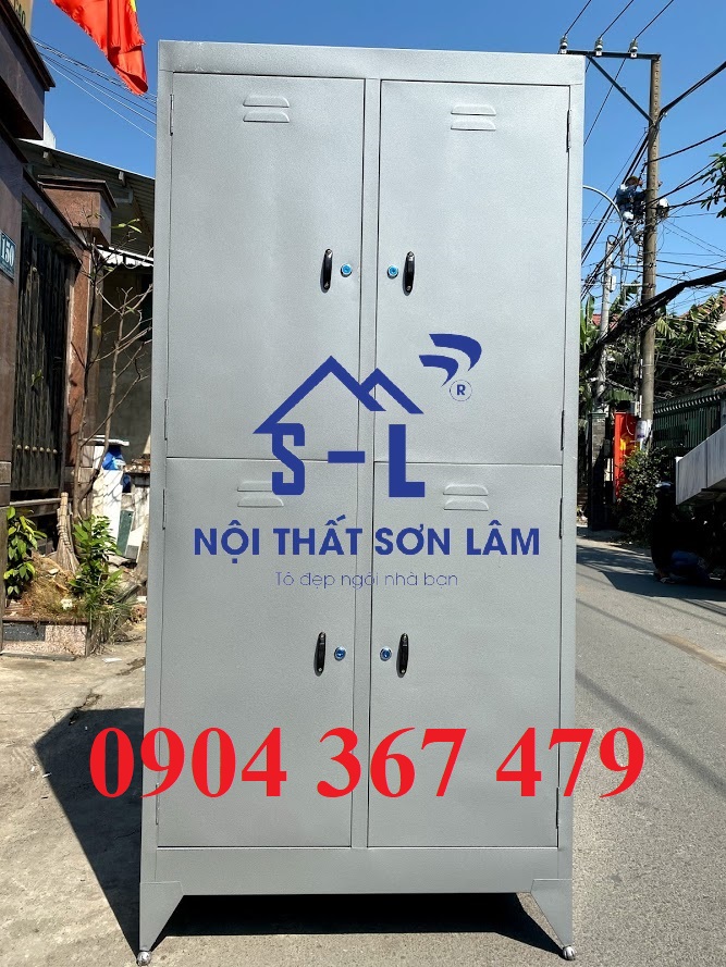 Tủ sắt văn phòng tủ hồ sơ 4 cửa sơn dầu giá rẻ