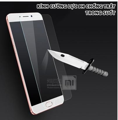Kính cường lực xiaomi redmi 6 pro / mi a2 lite trong suốt 9h