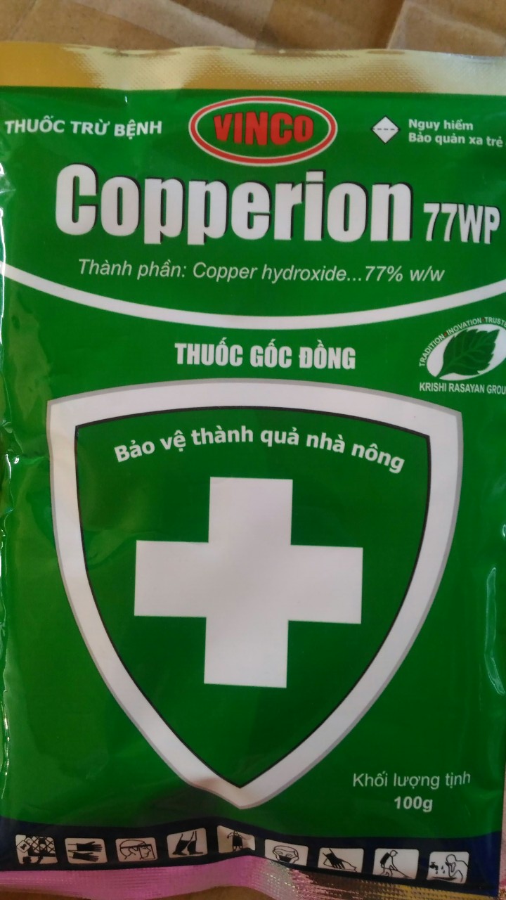 [DIỆT TRỪ NẤM BỆNH] Thuốc trừ nấm gốc đồng Ấn độ Copperion 77WP 500g