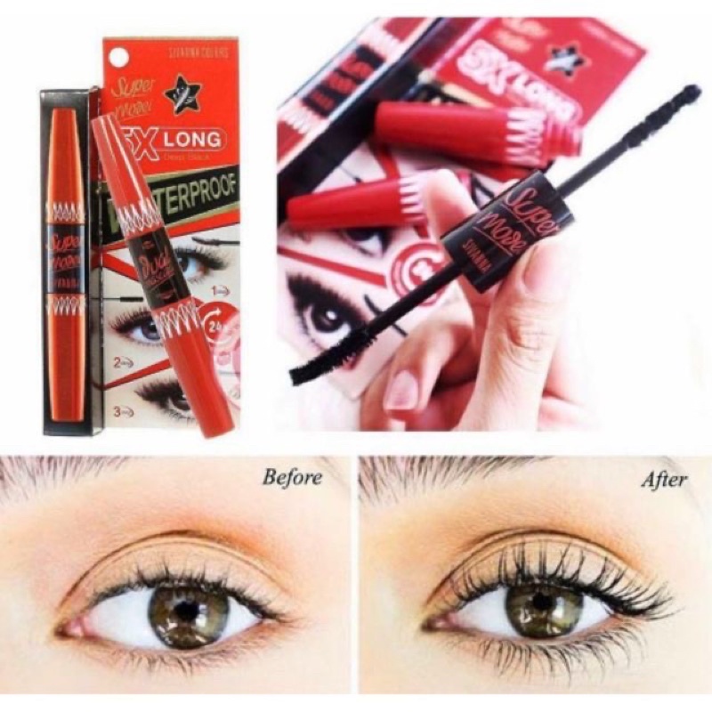 MASCARA NỐI MI SUPER MODEL 5X LONG SIVANNA ( Thái Lan ) ( MÃ 54)