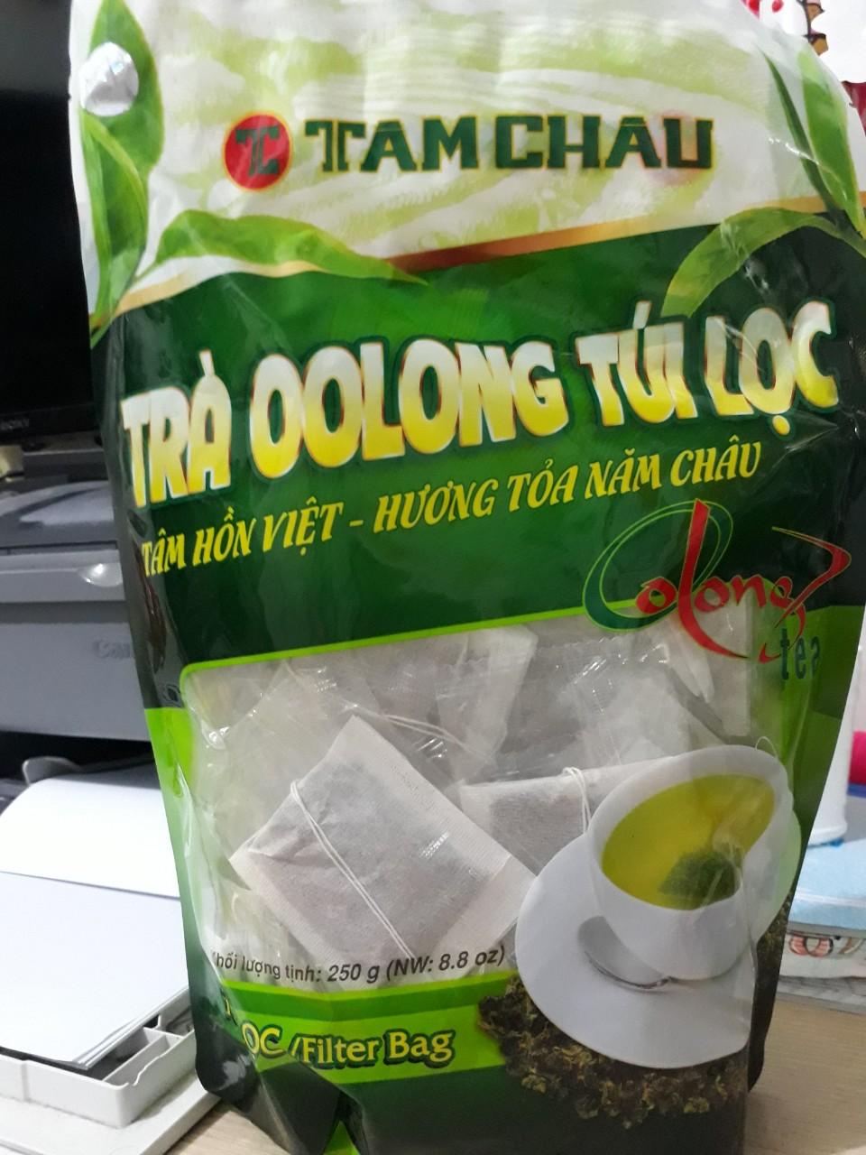 [HCM]TRÀ Ô LONG (OOLONG) TÚI LỌC TÂM CHÂU 250G