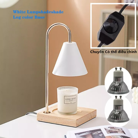[ HỎA TỐC - TẶNG KÈM 2 BÓNG ĐÈN ] Đèn đốt nến thơm đèn bàn siêu sang chảnh - Piggyy