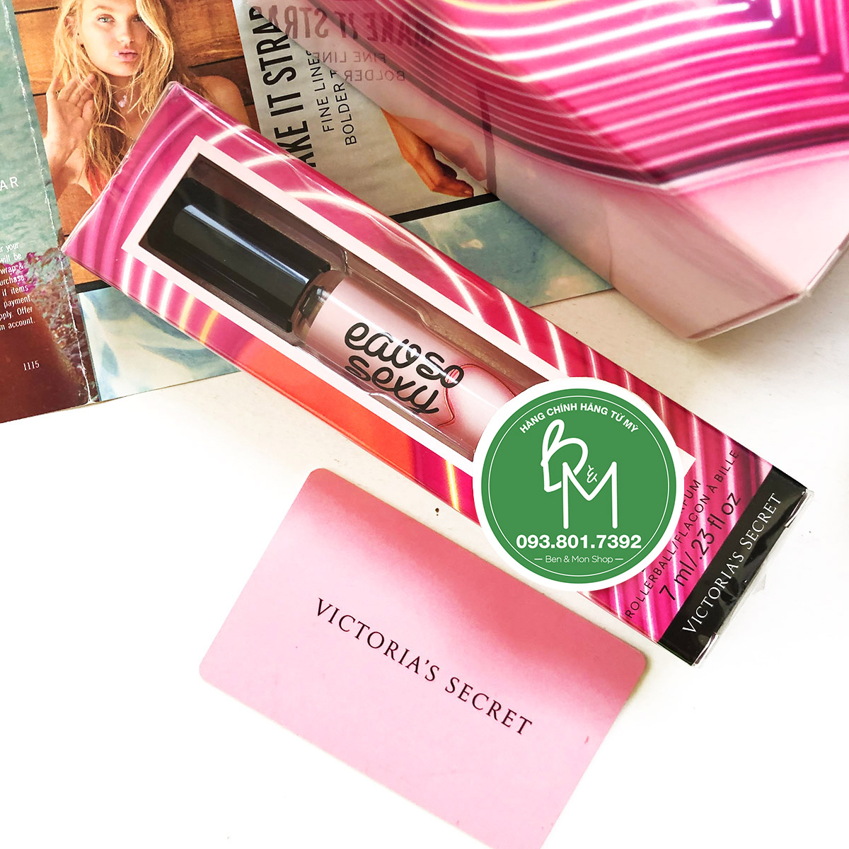 Nước hoa dạng lăn victoria’s secret eau so sexy rollerball 7ml