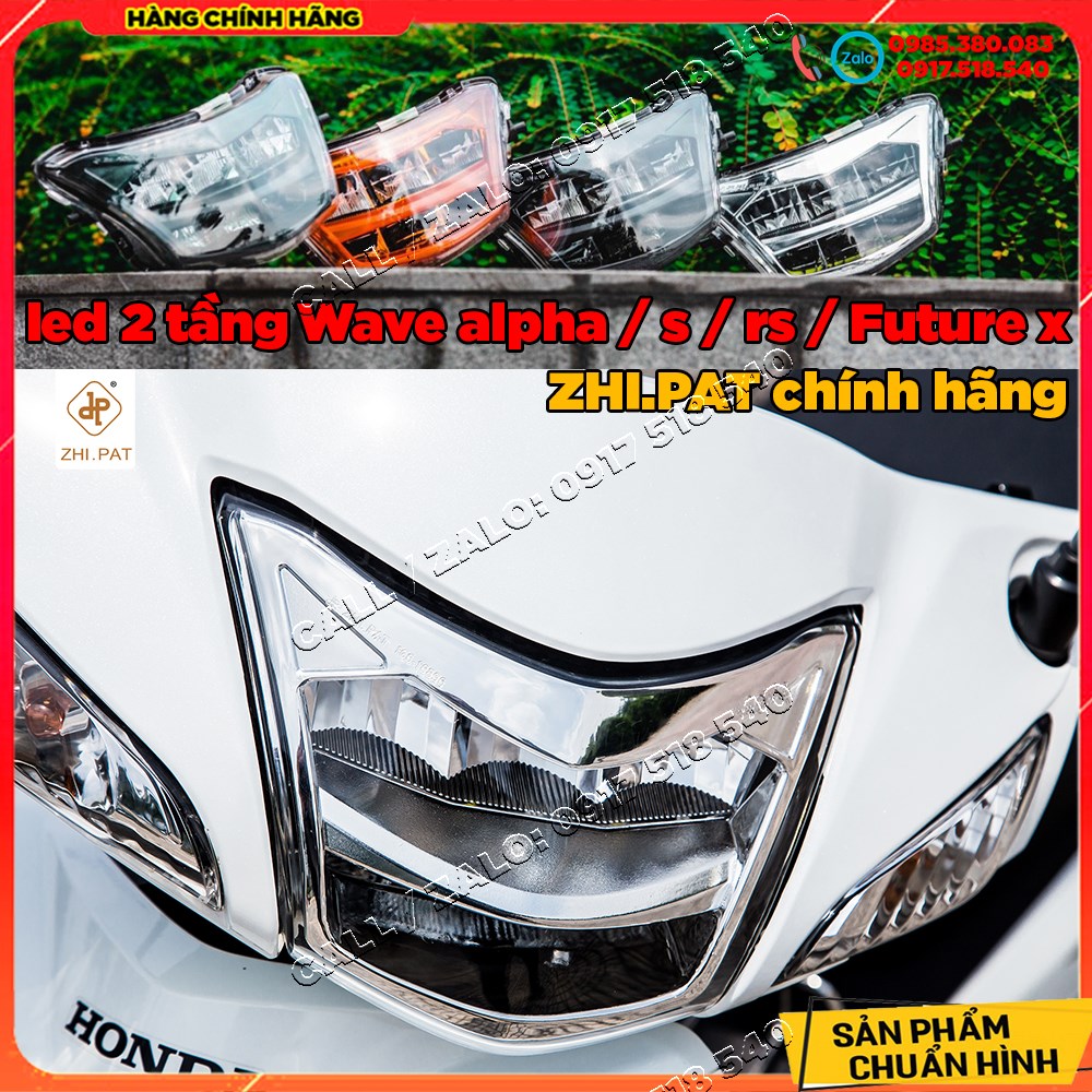 Đèn led 2 tầng zhipat cho wave alpha wave s wave a 2020 - 2021 wave rs future x wave 110 2017- 2024