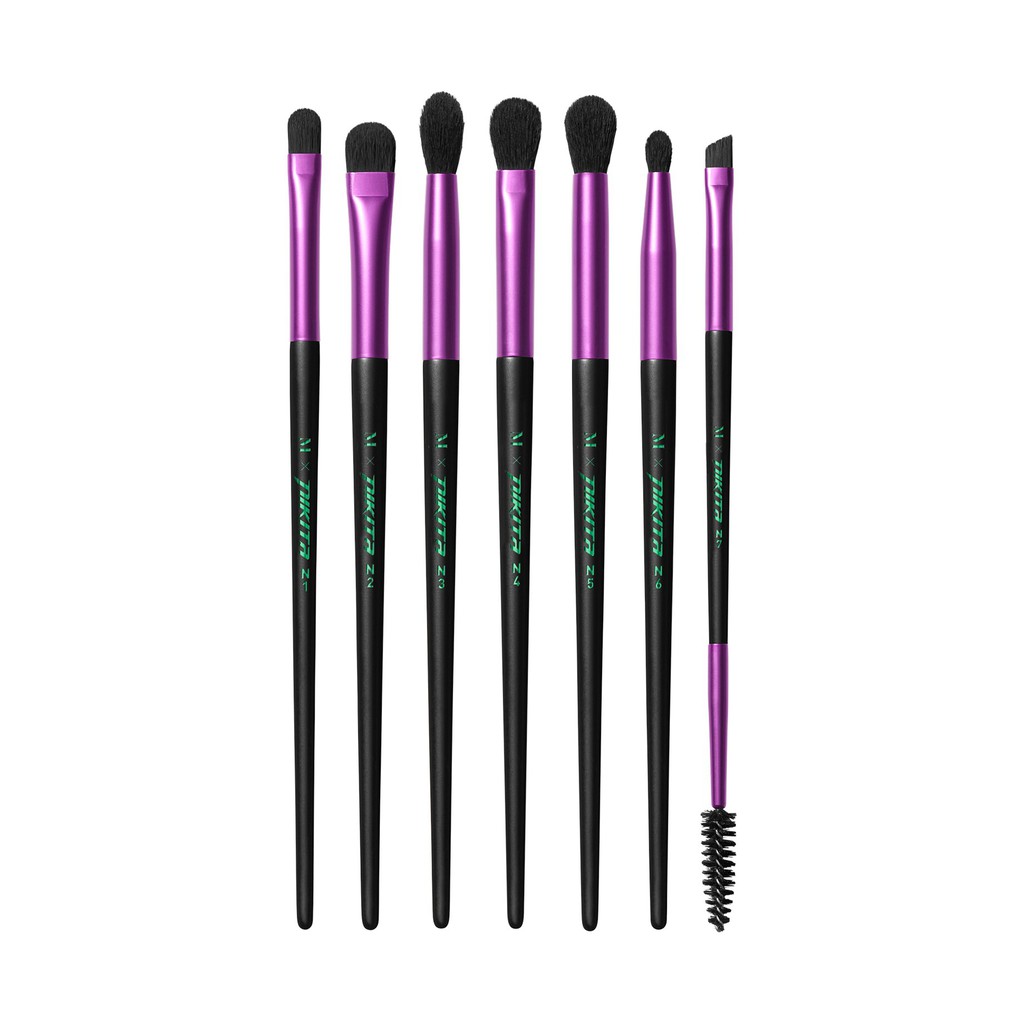 Set cọ mắt Morphe x Nikita Eye Brush Set tím lịm tìm sim