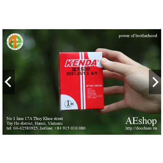 Săm kenda ruột kenda 20*1.25/1.5 av