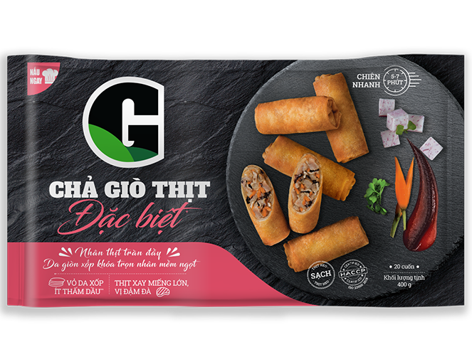 [Giao nội thành HCM] Chả Giò Thịt Đặc Biệt G Kitchen 400g