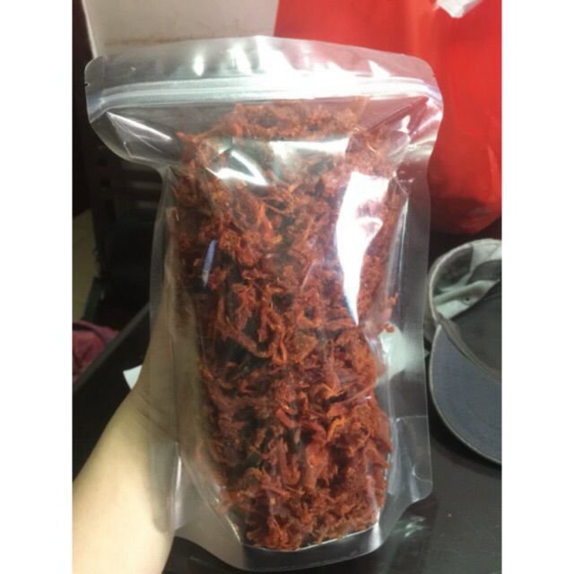 KHÔ BÒ SỢI THƠM NGON(thịt heo giả bò) { 100G/200G/500G}