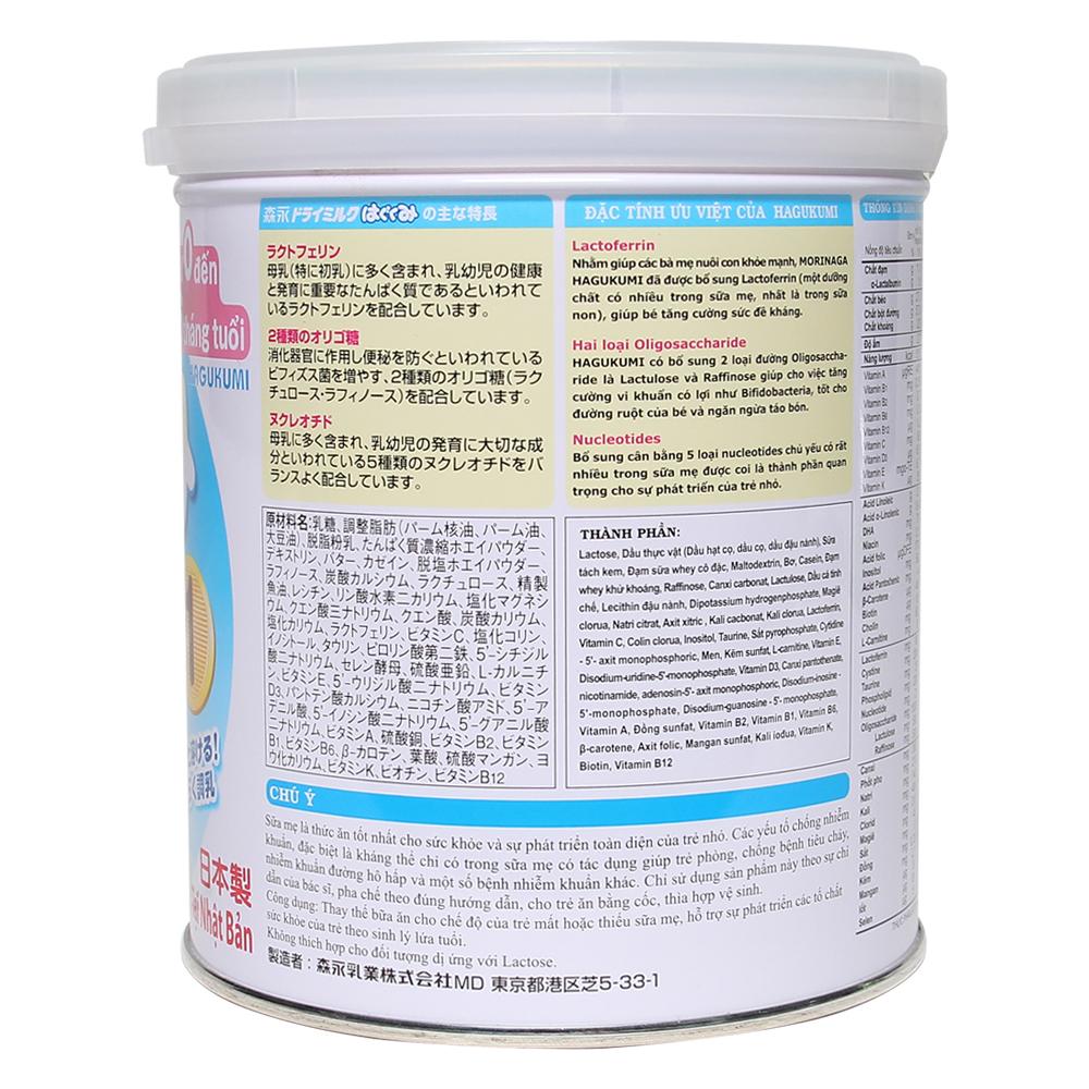 Sữa Morinaga Hagukumi số 1 (320g)