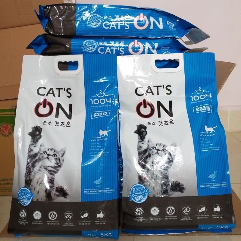 Thức ăn hạt cats on cho mèo mọi lứa tuổi - xuất xứ hàn quốc