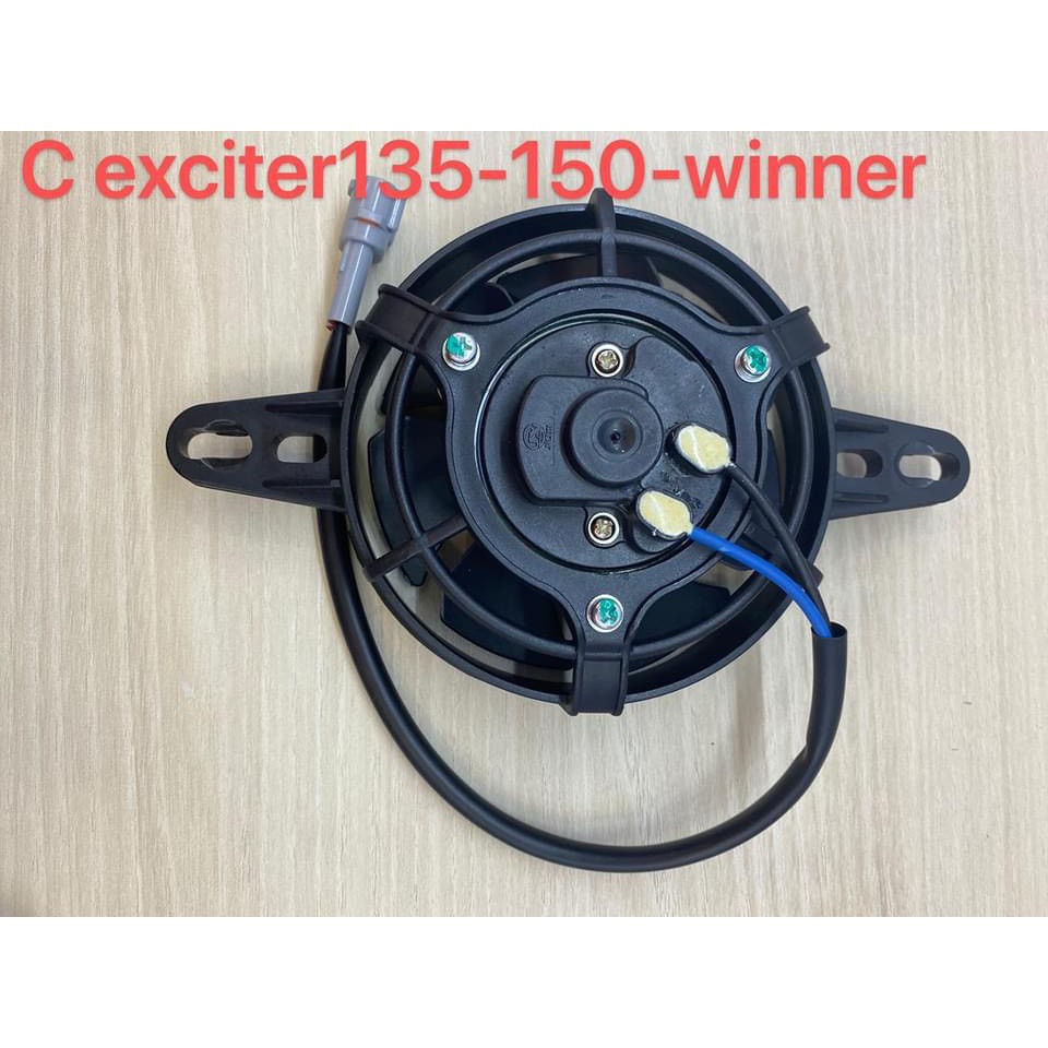 QUẠT GIÓ LÀM MÁT KÉT NƯỚC XE   EXCITER EX135 EX150 WINNER SONIC SH150 MOTO XE GA  size NHỎ LỚN TRUNG