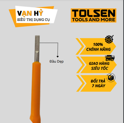 Bút thử điện TOLSEN 190mm 38115
