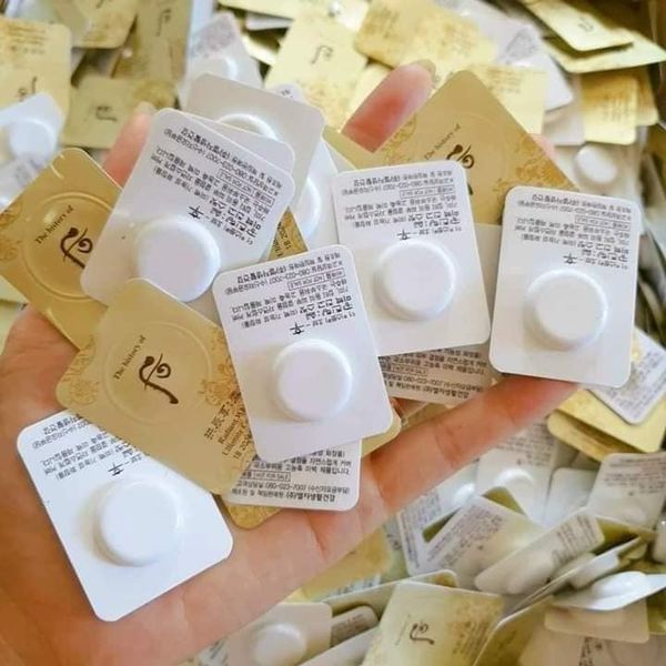 Combo 10 vỉ cao nám whoo radiant white intensive spot corrector