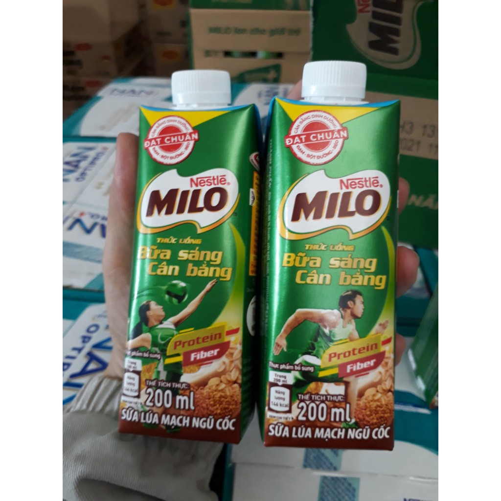 [THÙNG 24 HỘP] MILO NẮP VẶN 210ml