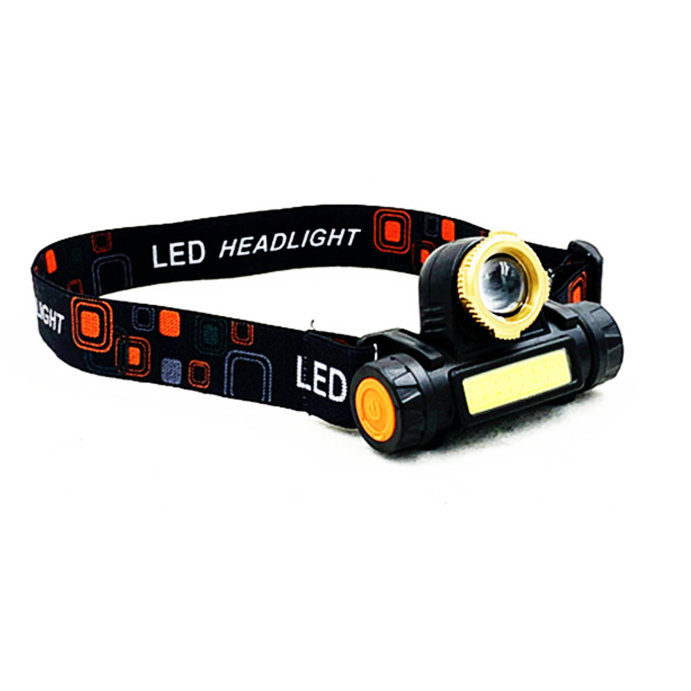 [HCM]Đèn đội đầu COB  bóng đèn led có chớp nhiều chế độ đènpin tích hợp full phụ kiện vui lòng xem video sản phẩm.