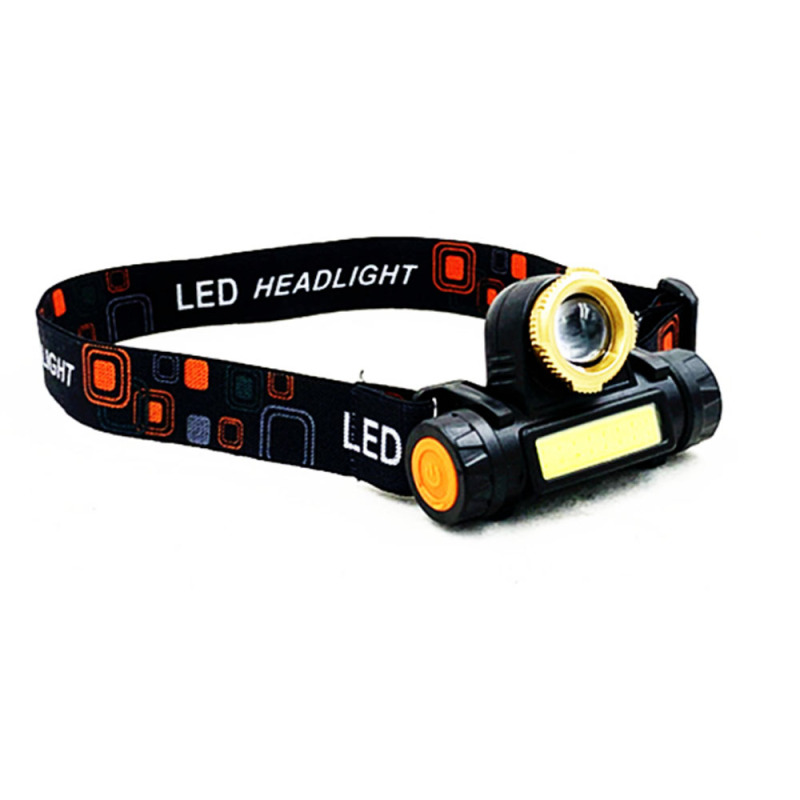Bảng giá Đèn pin siêu sáng đội đầu XPE và 2 dải LED COB ,có chớp có led, sử dụng pin sac 4200mah,sac công usb 5v ,độc đáo bền rẻ đẹp . có video sản phẩm.