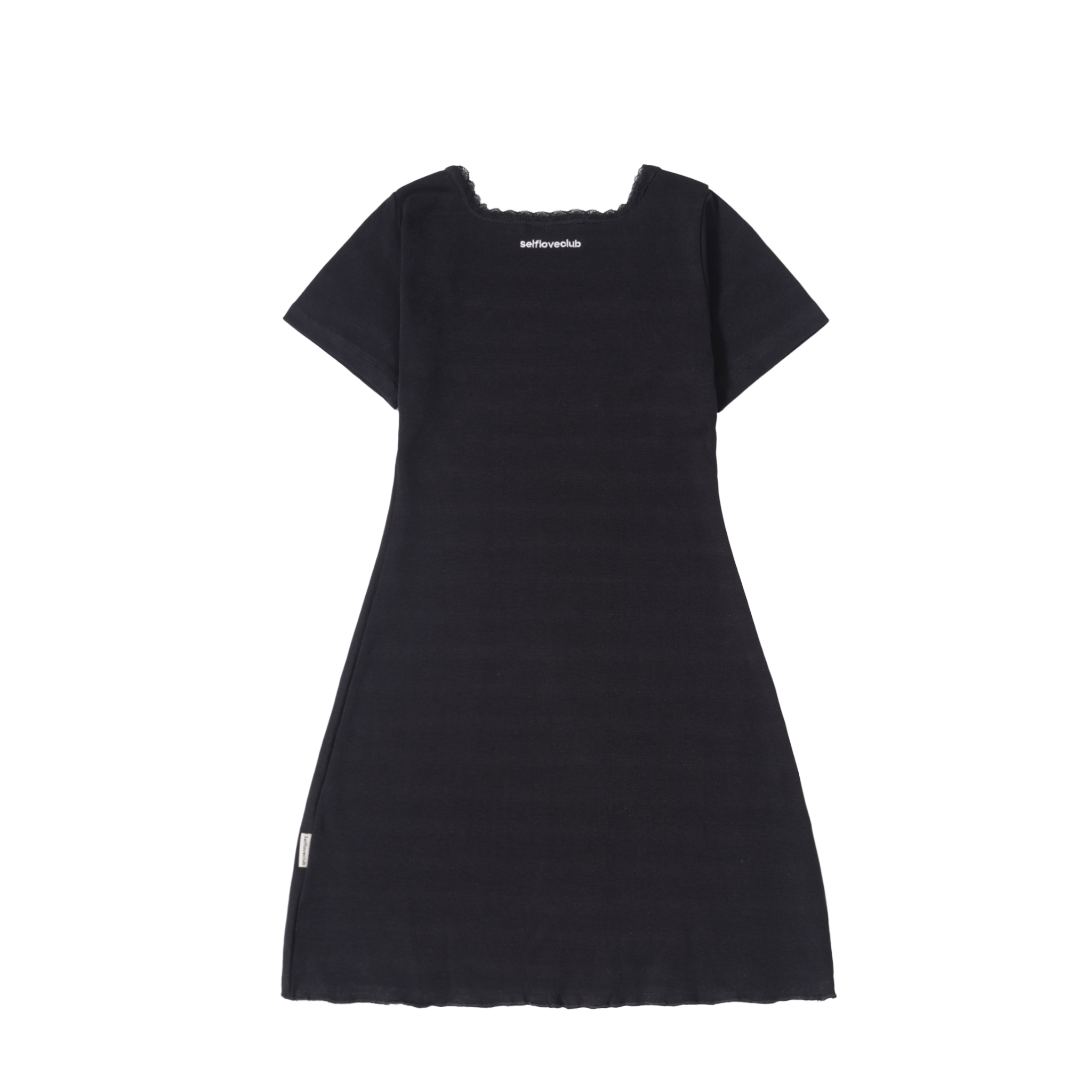 Đầm ngắn SLC có tay (mini dress) - Đen