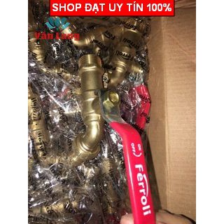 Van - Vòi khoá nước bằng đồng Phi 21 Ferroli