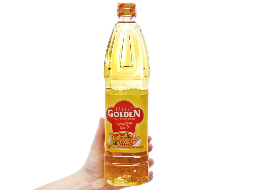 Dầu ăn dầu cá Ranee Golden chai 1 lít