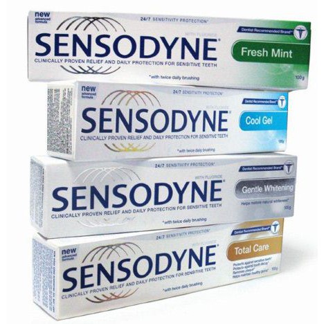 Combo 6 Tuýp Kem Đánh Răng Sensodyne 100g ( giao màu ngẫu nhiên )