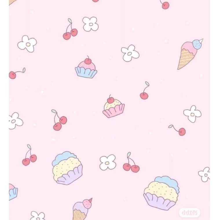 5 Mét Giấy Dán Tường, Khổ 45CM Rộng Decal PVC Trang Trí ( có keo ) - bánh kem cherry mới
