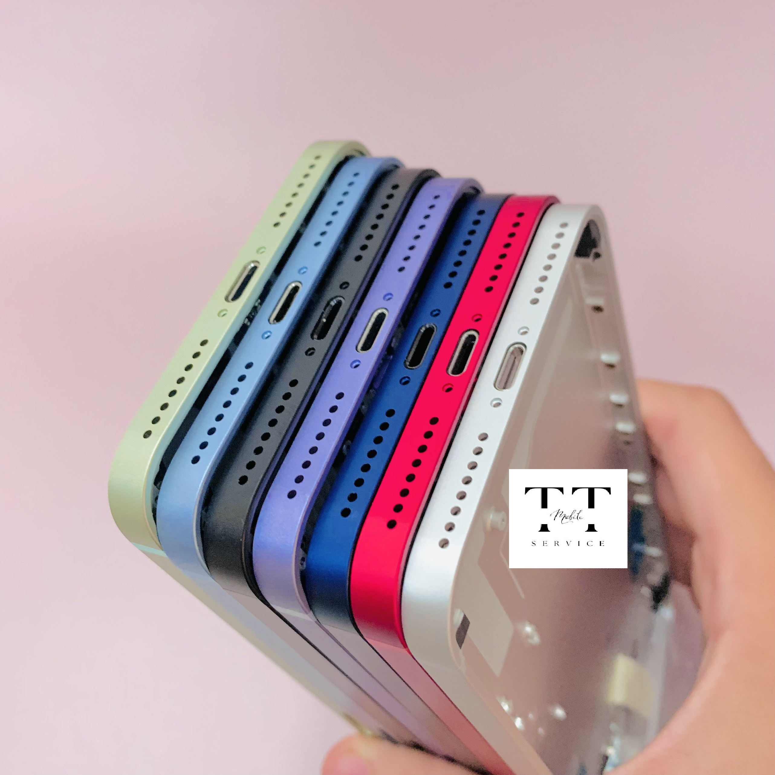 Vỏ viền vuông dành cho ip 7plus độ lên 8plus đủ màu cực đẹp