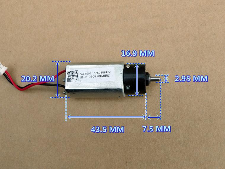 Động cơ mô tơ giảm tốc mini 180 tốc độ cao1300 vòng/phút - 3.7V