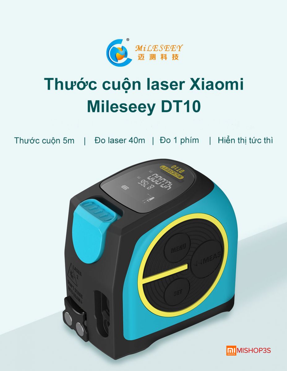 Thước cuộn laser Xiaomi Mileseey DT10
