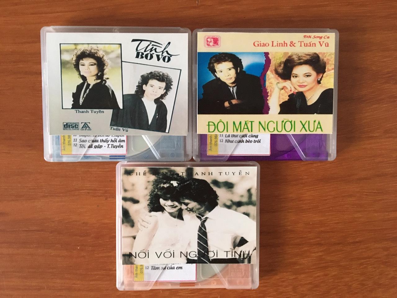 [MDCD] Bộ 3 Đĩa MD Nhạc Vàng Song ca huyền thoại - Đĩa MD Mini Disc Nhạc Vàng