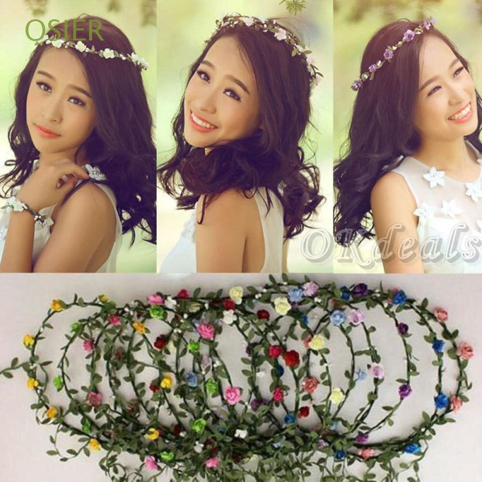 Vòng hoa đội đầu chụp kỉ yếu