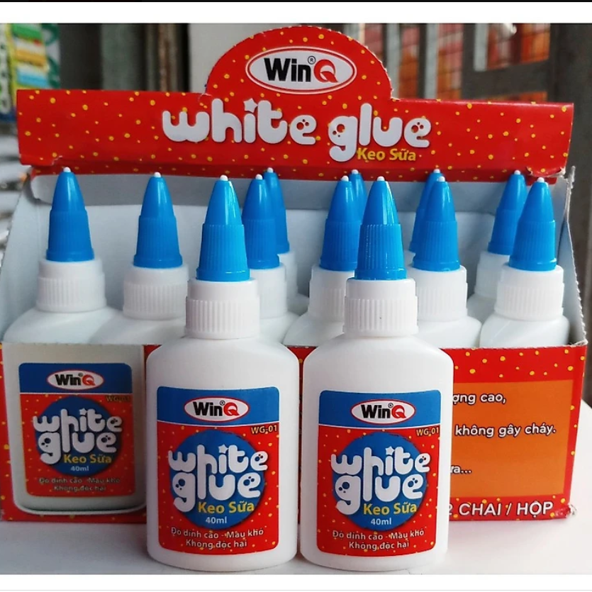 Lẻ 1 chai keo sữa winq 40ml/wg-01