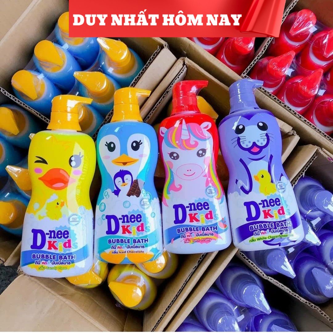 Combo 2 chai sữa tắm gội toàn thân 2 in 1 dnee kids 400ml thái lan dành cho bé dung tích 400ml - giadinh cungmua 1