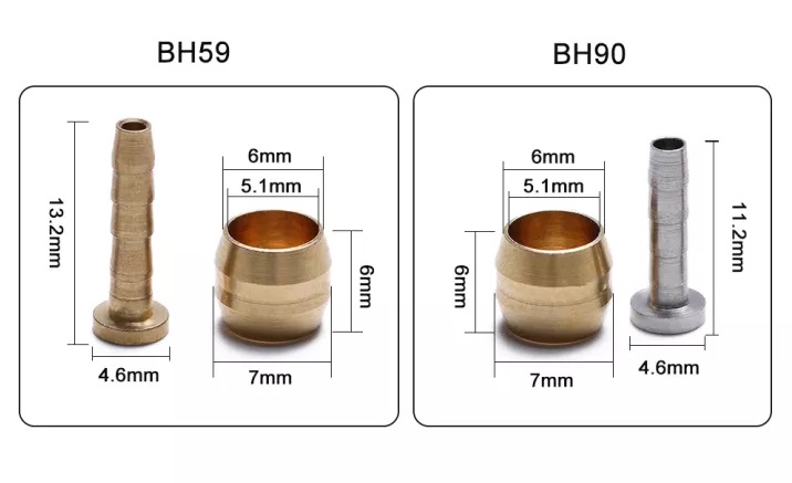 Kim và nút dầu phanh xe đạp BH59