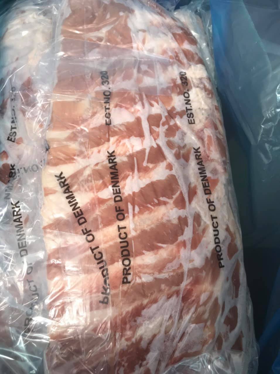 [CHỈ GIAO HÀ NỘI]  1,3KG Sườn lợn nhập khẩu ( 1 tấm nguyên )