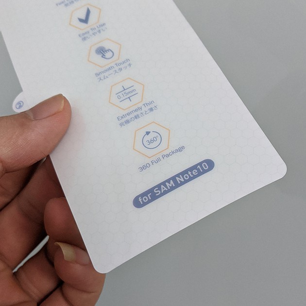 Miếng dán PPF AG Note 10 chống xước màn hình mặt trước (NHÁM)