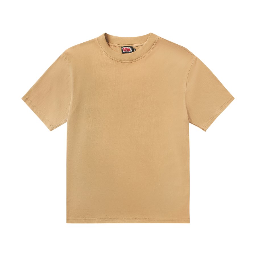 Áo thun Raw trơn basic vải thun cotton thoáng mát 4 chiều ArrowShop