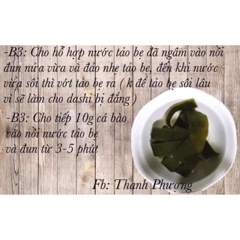 (Date 11/2024) Tảo Bẹ Kombu Tria nấu Dashi