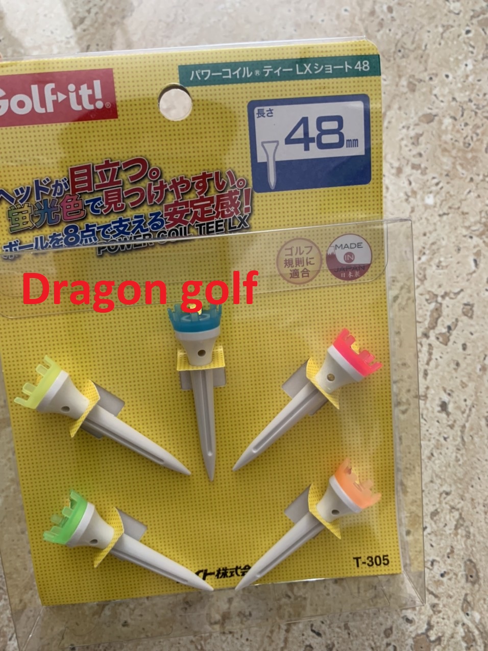Tee golf  nhựa Golf it  T-305   (tee phát bóng gôn)