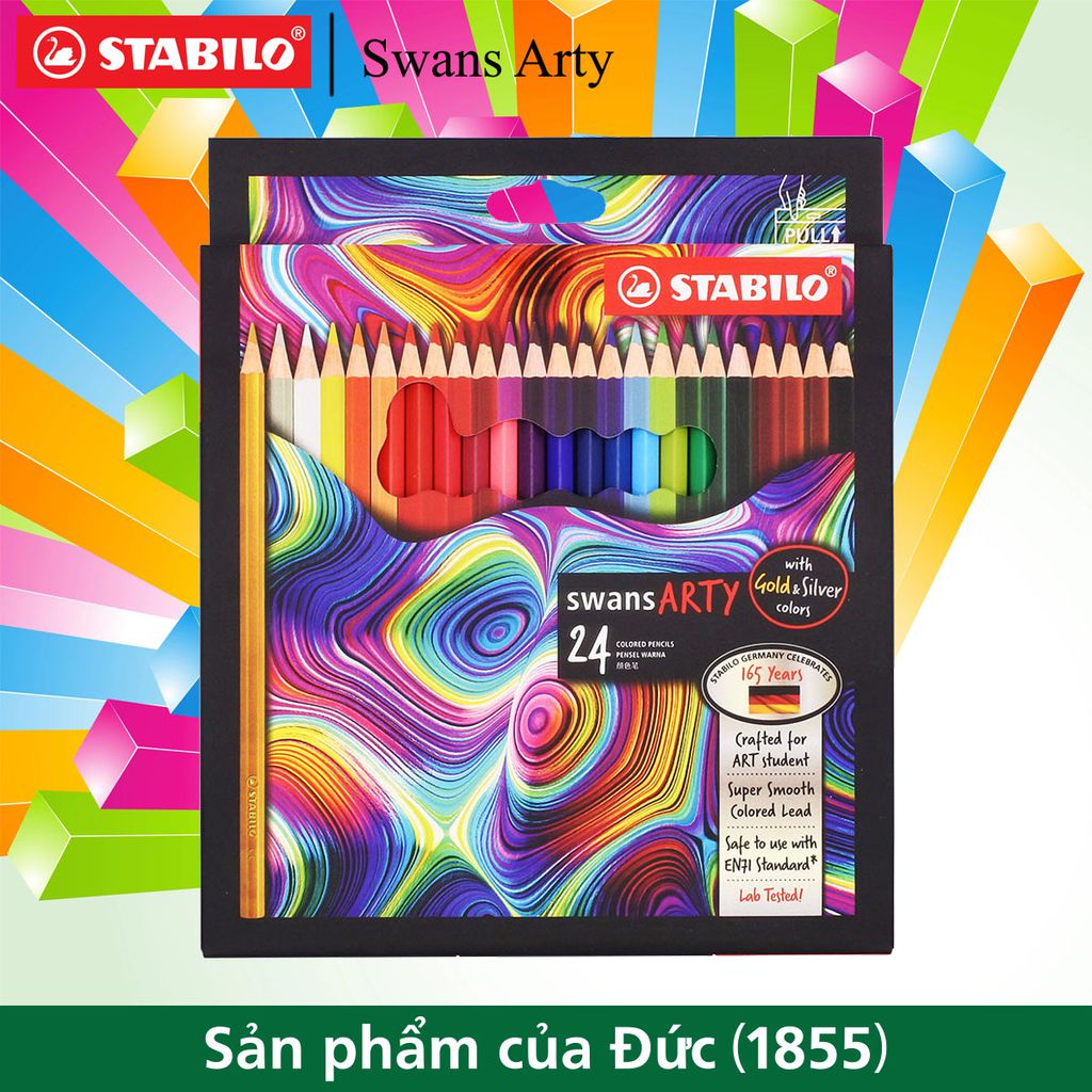 Bộ chì màu STABILO Swans Arty
