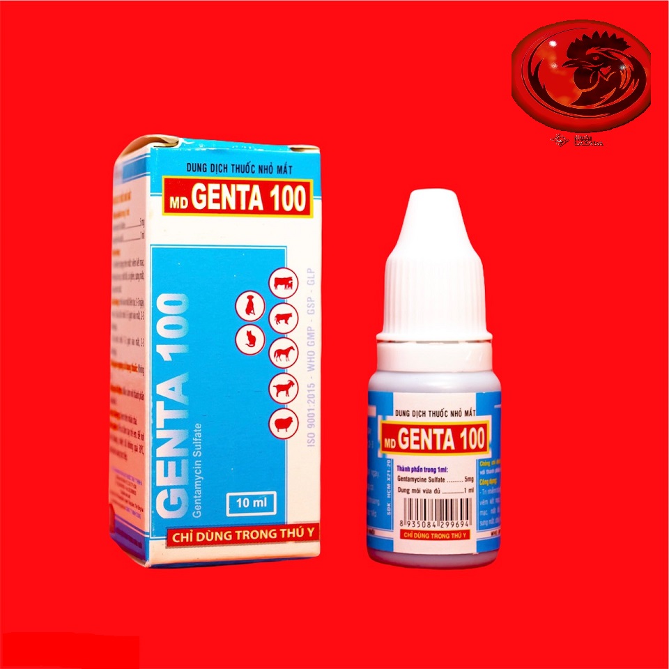 Thuốc nhỏ mắt chuyên gà đá GENTA 100