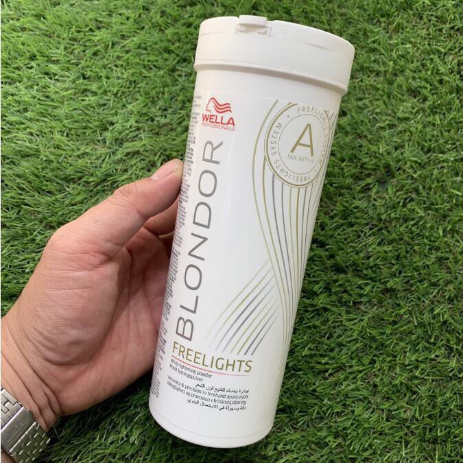 Bột tẩy tóc đất sét hoạt tính wella blondor freelights 400g