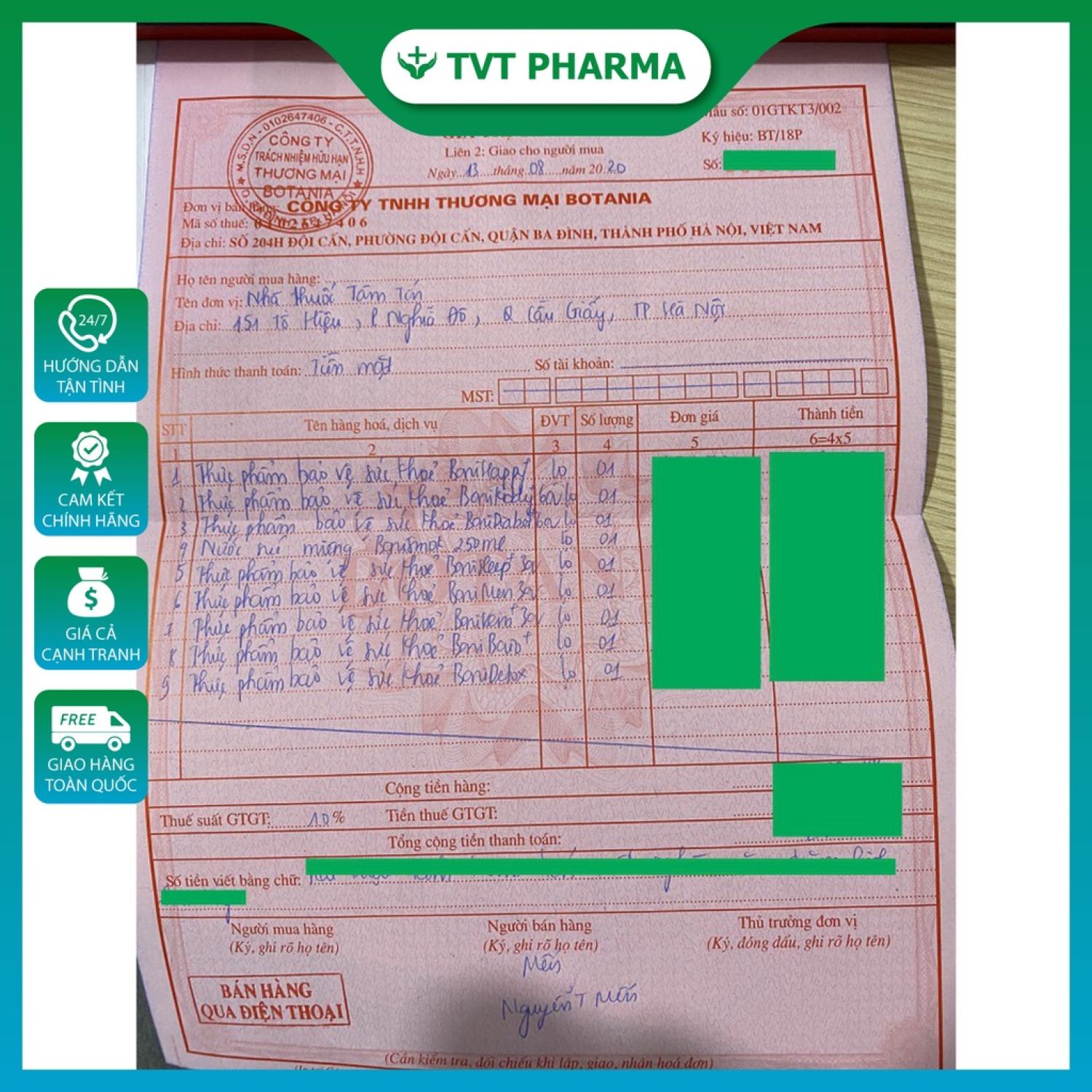 BoniMen ( Hộp 30 Viên )- Tích Điểm Mua 6 Tặng 1